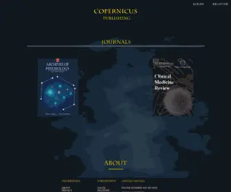 Copernicuspublishing.com(Copernicus) Screenshot