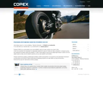 Copex.si(Rezervni deli in oprema za motorna vozila) Screenshot