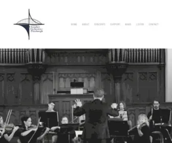 Copgh.org(The Chamber Orchestra of Pittsburgh) Screenshot