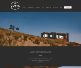 Copiaecocabins.co.za(HOME) Screenshot