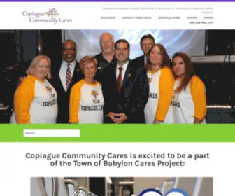 Copiaguecares.org(Copiague United) Screenshot