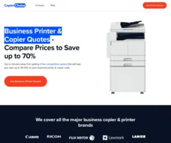 Copierchoice.com.au(Business Copier & Printer Prices) Screenshot