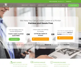 Copierleasecenter.com(Copier Lease Center) Screenshot