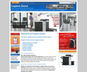 Copiersdirect.co.uk(Copiers Direct) Screenshot