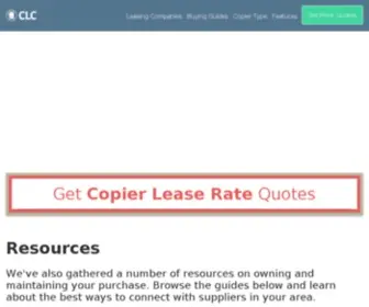 Copiersleasing.com(Copiers Leasing) Screenshot