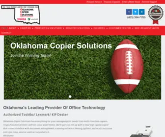 Copiersplusenid-OK.com(Oklahoma Copier Solutions) Screenshot