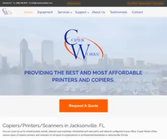 Copierworksjax.com(Jacksonville, FL) Screenshot