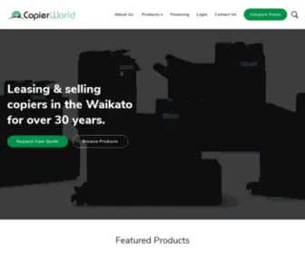 CopierWorld.co.nz(Printers and Copiers) Screenshot