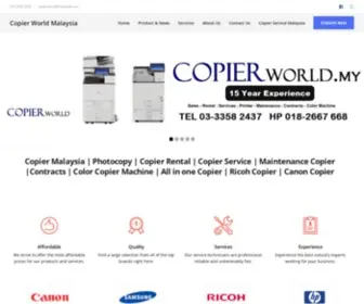 CopierWorld.my(Copier World Malaysia Top Websites Malaysia Google Copier) Screenshot