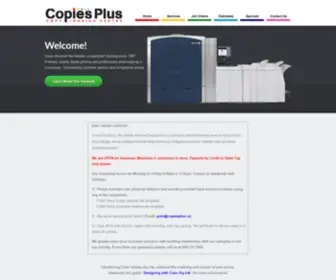 Copiesplus.ca(Copies Plus) Screenshot