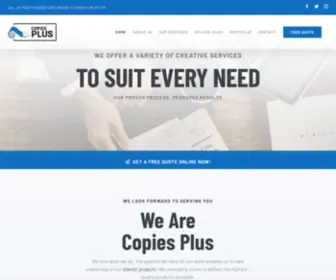 Copiesplus.com(Copies Plus Inc) Screenshot