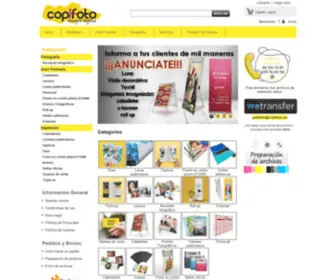 Copifoto.es(Revelar fotos online) Screenshot