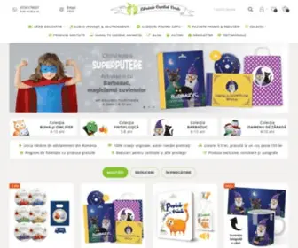 Copilulverde.ro(Carti educative pentru copii. Carti audio personalizate (audiobooks)) Screenshot