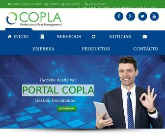 Coplagroup.com(Control de plagas) Screenshot