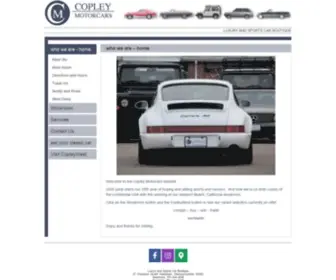 Copleymotorcars.com(Classic Cars for Sale) Screenshot