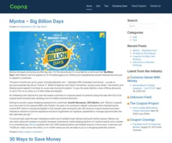 Copnz.com(Coupons, Deals and Offers) Screenshot