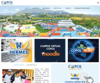 Copol.edu.ec(Quiénes) Screenshot