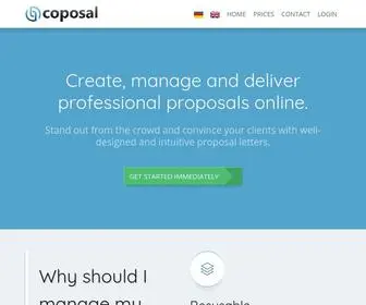 Coposal.com(coPosal) Screenshot