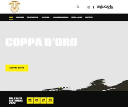 Coppadoro.it(Coppa D'oro) Screenshot