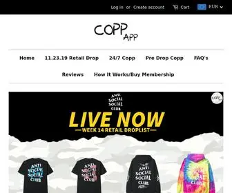 Coppapp.com(Copp App) Screenshot