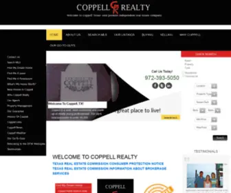 Coppellrealty.com(Coppell Texas' own premier real estate company) Screenshot