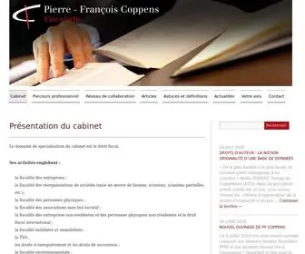 Coppensfiscaliste.be(Le domaine de spécialisation du cabinet est le droit fiscal. ses activités englobent) Screenshot