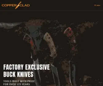 Copperandclad.com(Factory Exclusive Buck Knives) Screenshot