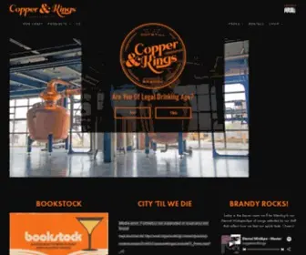 Copperandkings.com(Copper And Kings American Brandy Company) Screenshot