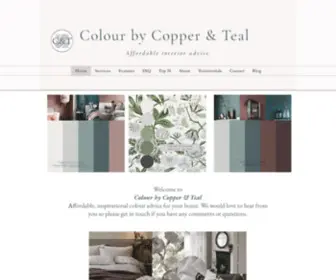 Copperandtealhomestyling.com(Home Colour) Screenshot