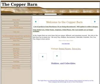 Copperbarn.com(Gas and Electric Scooters) Screenshot