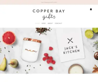 Copperbaygifts.co.uk(Personalised Homeware and Gifts) Screenshot