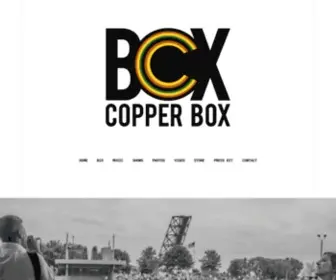 Copperboxband.com(Copper Box) Screenshot