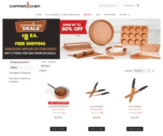 Copperchefdeals.com($8 Deals) Screenshot
