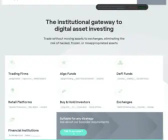 Copper.co(We provide digital asset custody and trading solutions) Screenshot