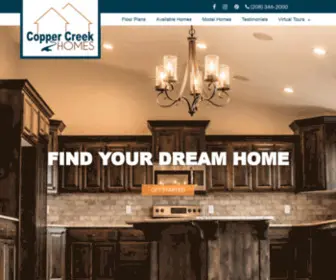 Coppercreekhomesidaho.com(Copper Creek Homes) Screenshot