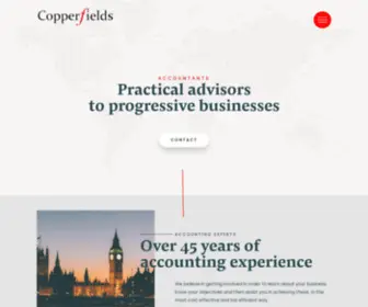 Copperfields.co.uk(Accountants London) Screenshot