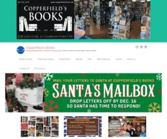 Copperfieldsbooks.net(Copperfield's Books) Screenshot