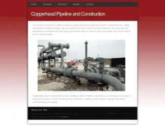 Copperheadpipeline.com(Copperhead Pipeline and Construction) Screenshot