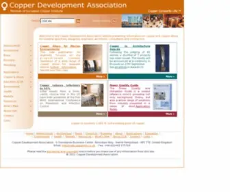 Copperinfo.co.uk(Copper info) Screenshot