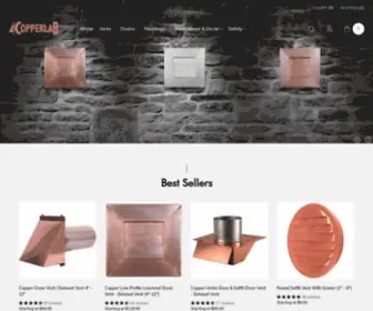 Copperlab.com(Copper Vents) Screenshot