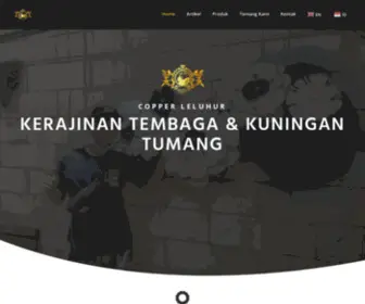 Copperleluhur.com(Pengrajin Kerajinan Tembaga dan Kuningan Tumang) Screenshot