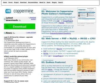 Coppermine-Gallery.net(Coppermine Photo Gallery) Screenshot