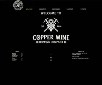 Copperminebrewing.com(Copper Mine Brewing Company) Screenshot