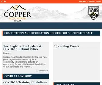 Coppermountainsoccer.com(Copper Mountain Soccer) Screenshot