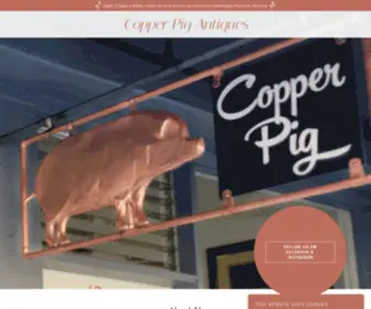 Copperpigprescott.com(Copper Pig Antiques) Screenshot