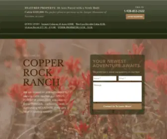 Copperrockranch.com(PROPERTY FOR SALE) Screenshot