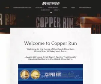 Copperrundistillery.com(Copper Run Distillery) Screenshot