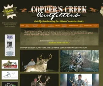 Copperscreek.com(Illinois deer hunting) Screenshot