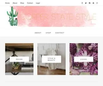 Copperstatestyle.net(Copper State Style) Screenshot