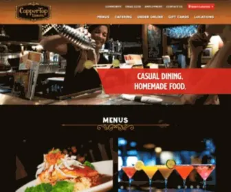 Coppertoptavern.com(Casual Dining) Screenshot